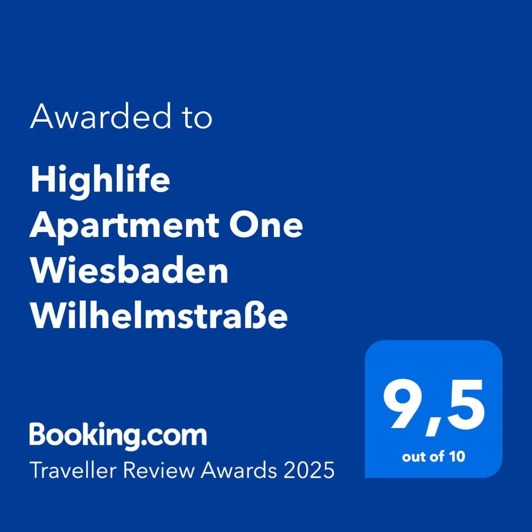 Highlife Apartment One Wiesbaden Wilhelmstrasse Eksteriør bilde